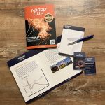 Nordd Flux attributen notitieblok, visitekaartjes brochures factsheets